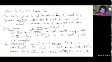 Lecture 8.7 - The Cantor Set