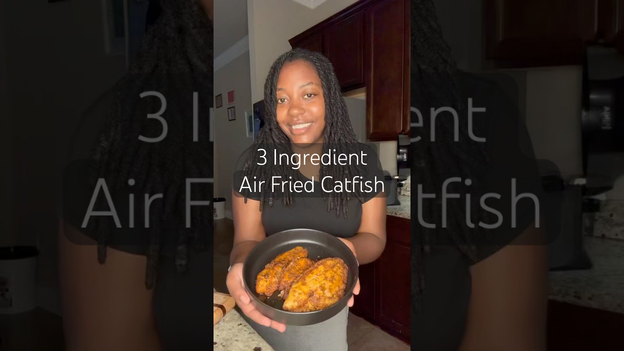 My favorite catfish recipe | 3 Ingredients & an Air Fryer