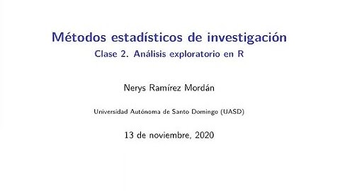 Curso de R. Clase 4. Análisis exploratorio (datos NA y atípicos)