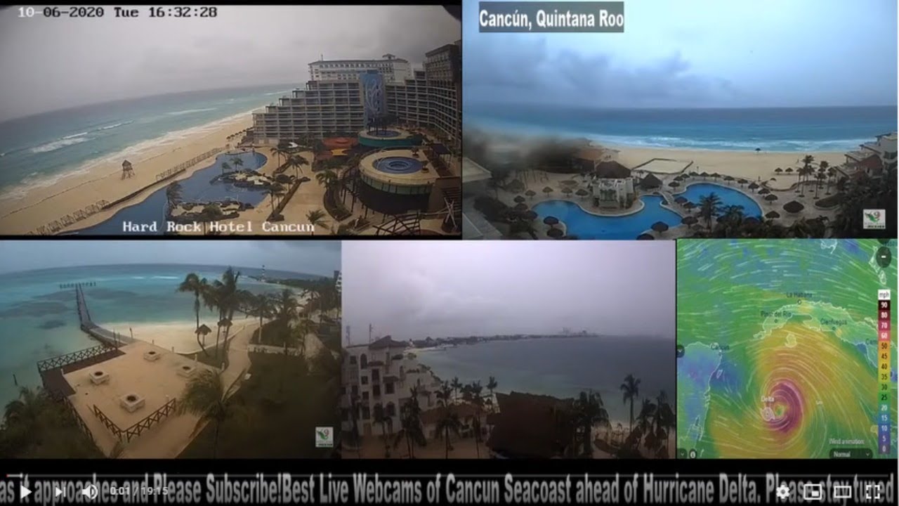 Download Hurricane Delta 2020 Cancun Mexico Pics