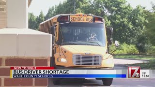 Wake County schools ask parents to decline bus service due to driver shortage