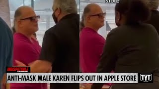 Download Lagu Anti-Masker Male Karen Flips Out In Apple Store