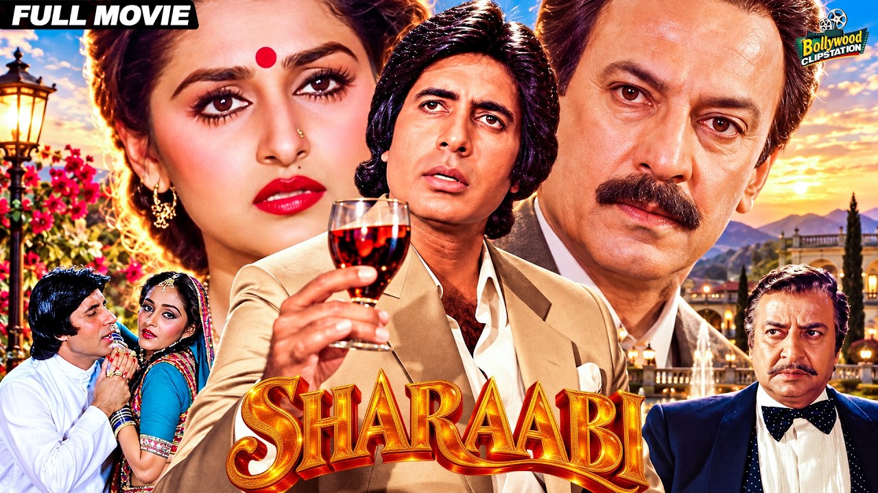 Amitabh Bachchan के दमदार मूवी (शराबी-1984) Jaya Prada, Om Prakash Bollywood Blockbuster Full Movie