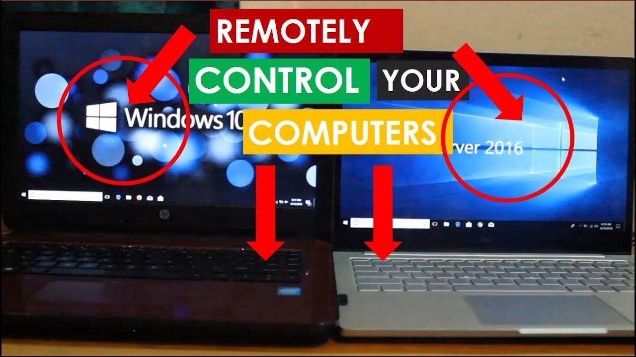 REMOTELY CONTROL YOUR COMPUTERS - YouTube