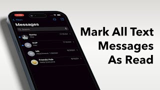 How To Mark All Text Messages As Read On iPhone?