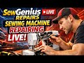 Sewing Machine Repairing LIVE🛑 #sewingmachine