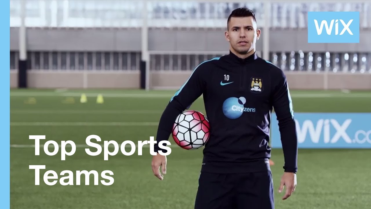 Sergio Agüero Creates His Stunning Website with Wix.com!