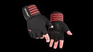 Gym Gloves II Best Hand Gloves For Men & Women II Gym Gloves With Wrist Supporter II krishnaganga