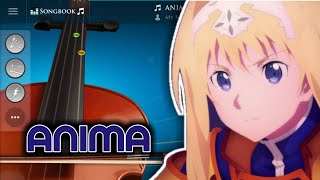 SWORD ART ONLINE : ALICIZATION WAR OF UNDERWORLD OP 2 - ANIMA - VIOLIN COVER