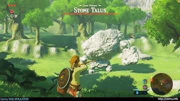 Cemu WiiU Emulator - The Legend of Zelda Breath of the Wild 4K 2160p gameplay PART 4 (Cemu 1.7.4c)