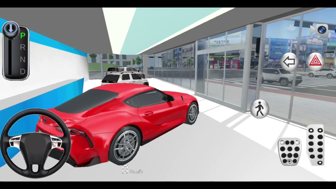 Fast Video “Red Super Luxury Car First Drive 😱 | Showroom Exit to City Traffic”3D Driving Class