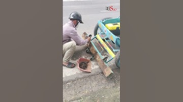 CSGT kêu gọi tố giác nạn rải đinh trên tuyến giao thông huyết mạch ở TPHCM #tintuc #tinnong