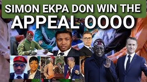 SIMON EKPA DON WIN THE APPEAL OOO JUBILATION IN FINLAND AS IS JUSTIFIED INNOCENT BY THE COURT
