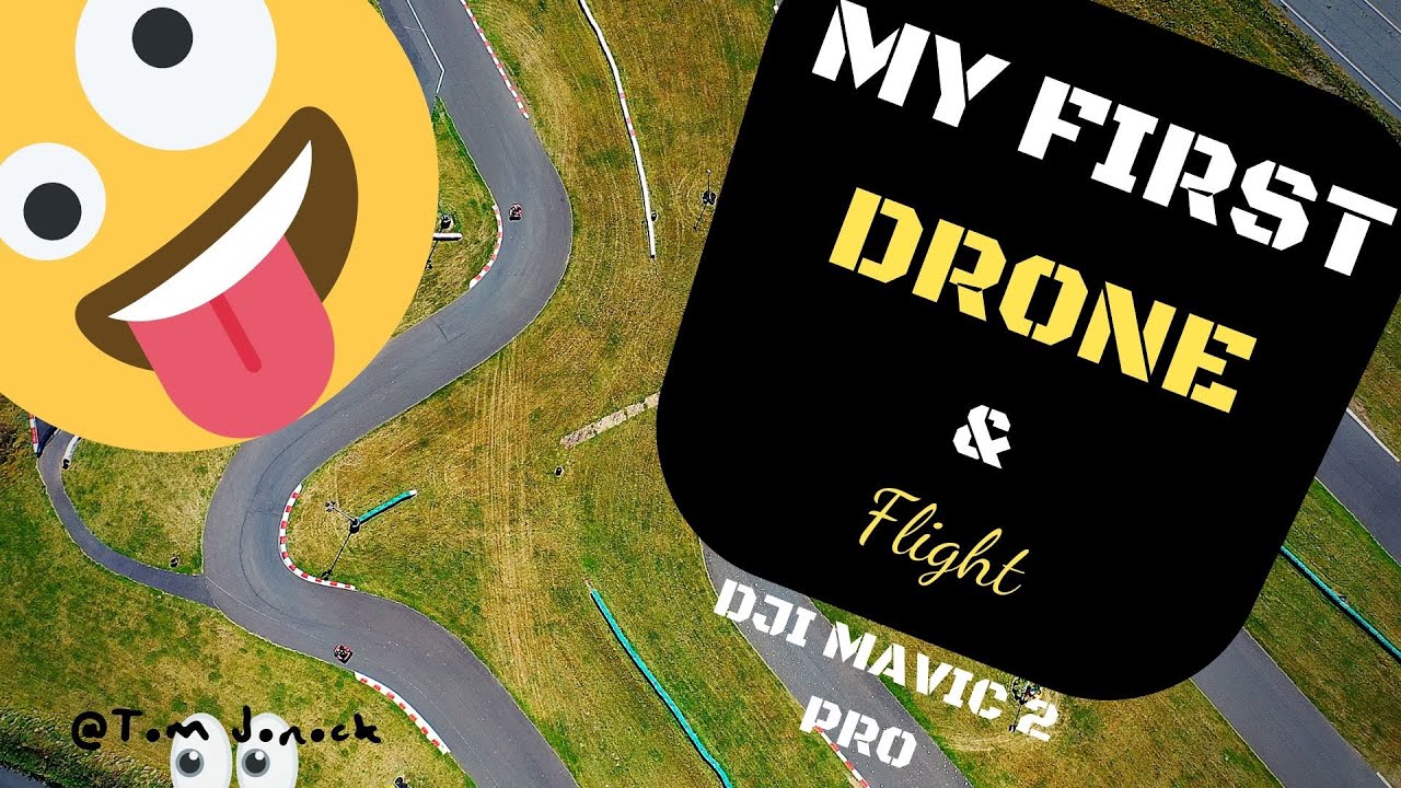 MY FIRST DRONE & FLIGHT - DJI MAVIC 2 PRO CHASING KARTS