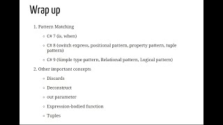 Luna Tech | Dive into C# Pattern Matching