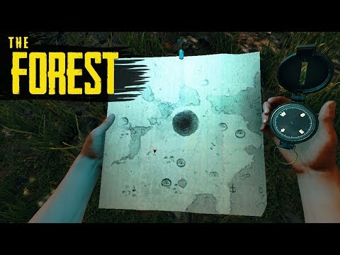 How to GET THE MAP & COMPASS! The Forest Tutorial