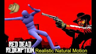 The BEST Ragdoll Physics Mod for Red Dead Redemption (Side-by-side comparison)