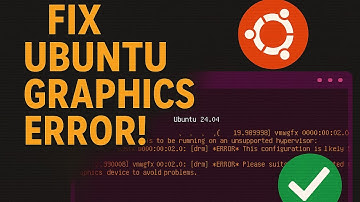 How to fix UBUNTU graphics error in virtual box