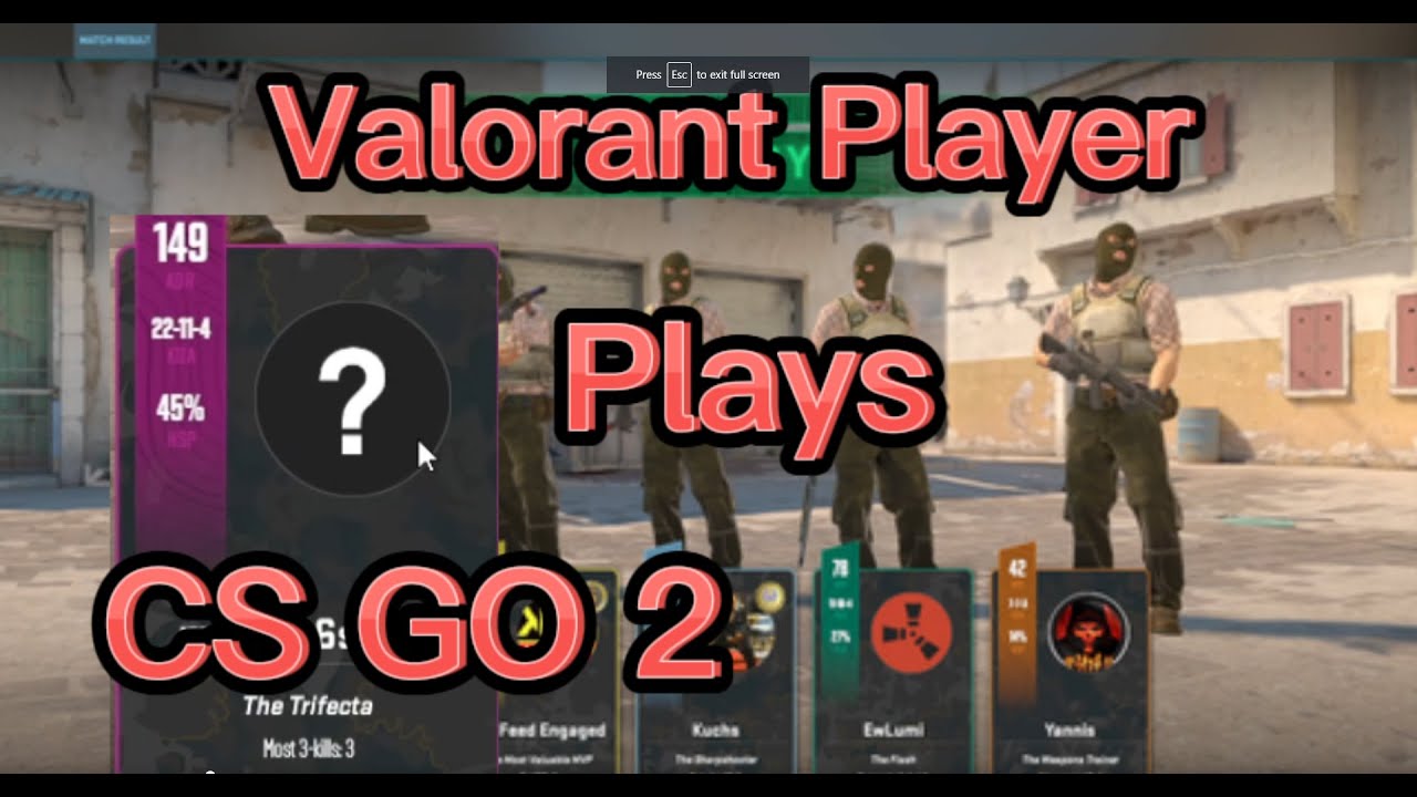 Valorant Player Tries CS GO 2 for the 1st time (Highlights) - YouTube