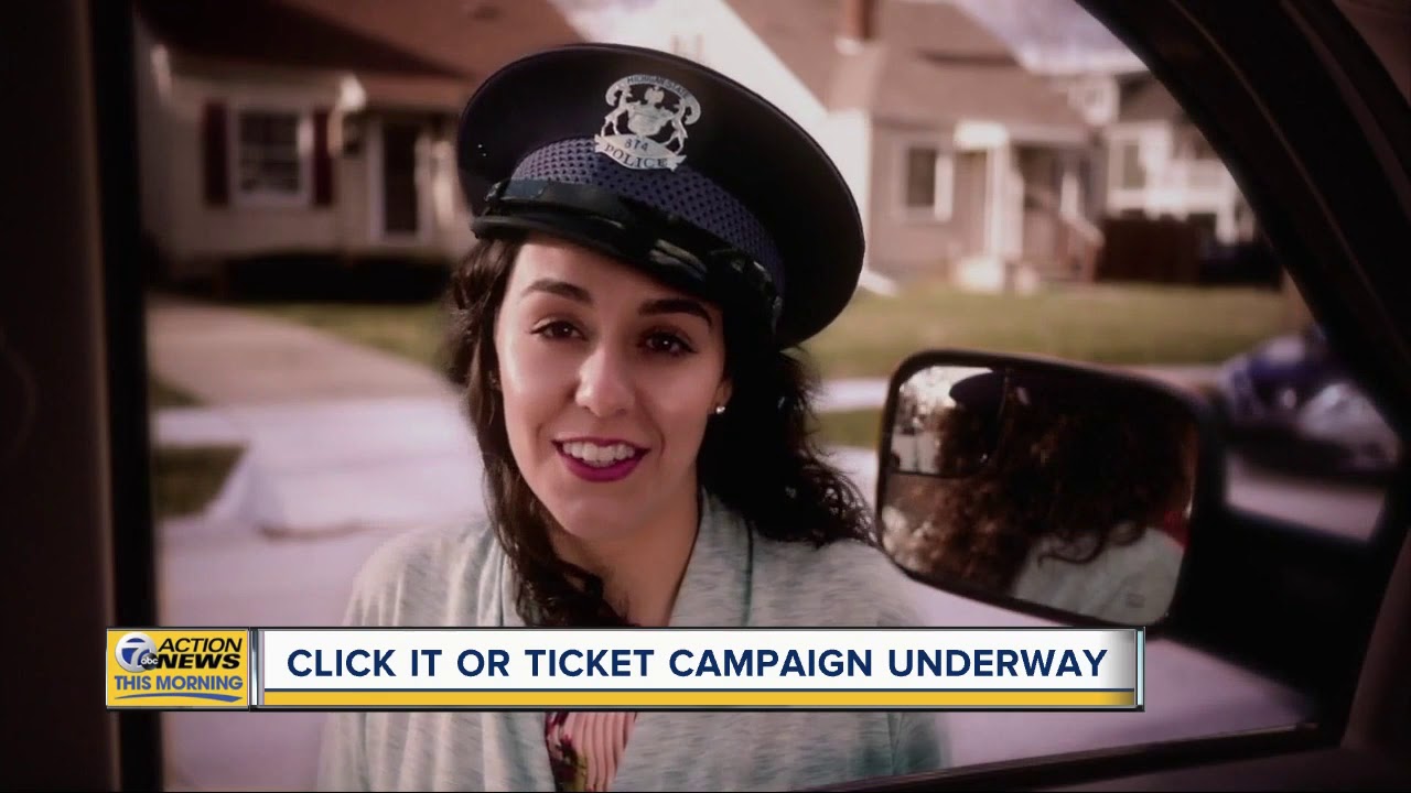 Click It or Ticket: Police enforcing crackdown across metro Detroit
