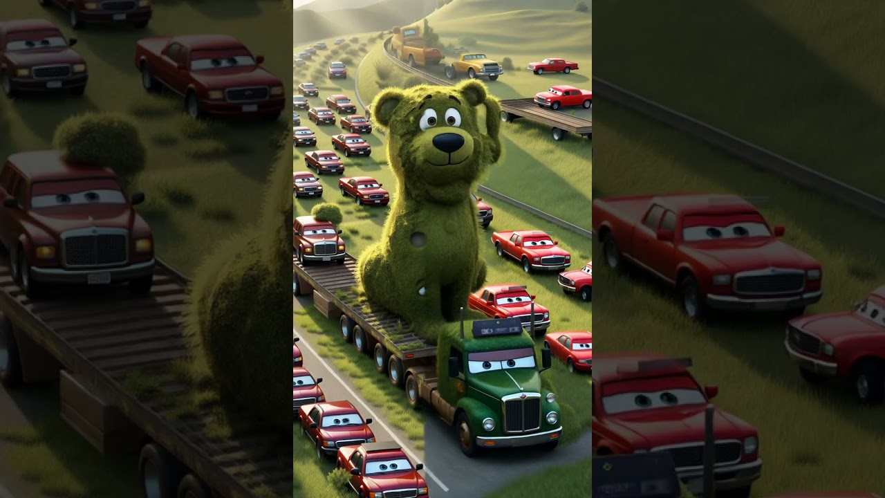 Evolution of Dog 🐶✨ Big Yellow Dog’s Transport Adventure 🚛❤️