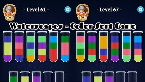 Waterscapes - Color Sort Game | Level 61 - Level 67 | Main Games