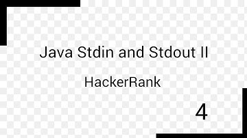Java Stdin and Stdout lI | HackerRank | Solution | 4
