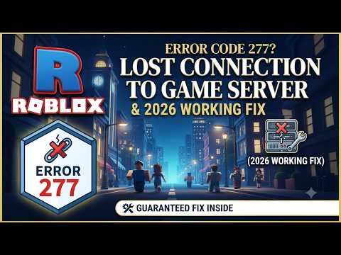 Roblox Error Code 277? Fix Lost Connection to Game Server FAST! (2026 Working Fix)