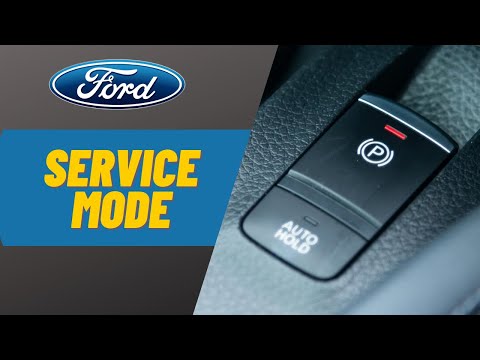 Ford Focus Mk4 - Electronic Park Brake Service Mode - No Diagnostic Tool Required - 2018 Upwards