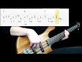 Selena - Como La Flor (Bass Cover) (Play Along Tabs In Video)