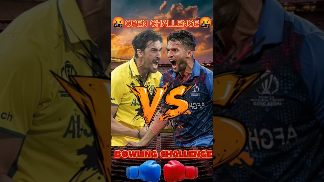 Mitchell Starc 🆚 Naveen Ul Haq 3-3 Balls Bowling Challenge| RC 24 short| 