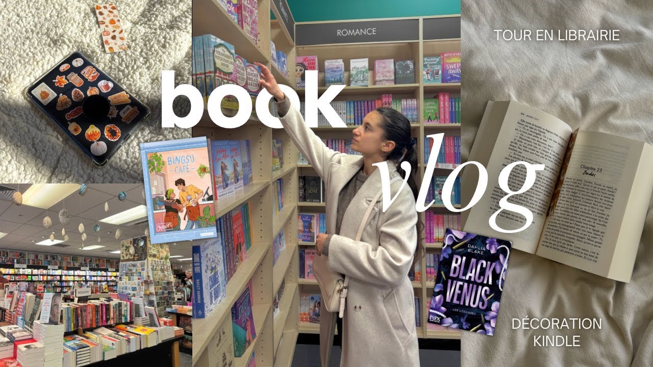 Book Vlog | Un week-end lecture et librairie avec moi 🍂