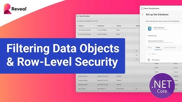 Filtering Data Objects & Implementing Row-Level Security in Reveal for Secure Analytics