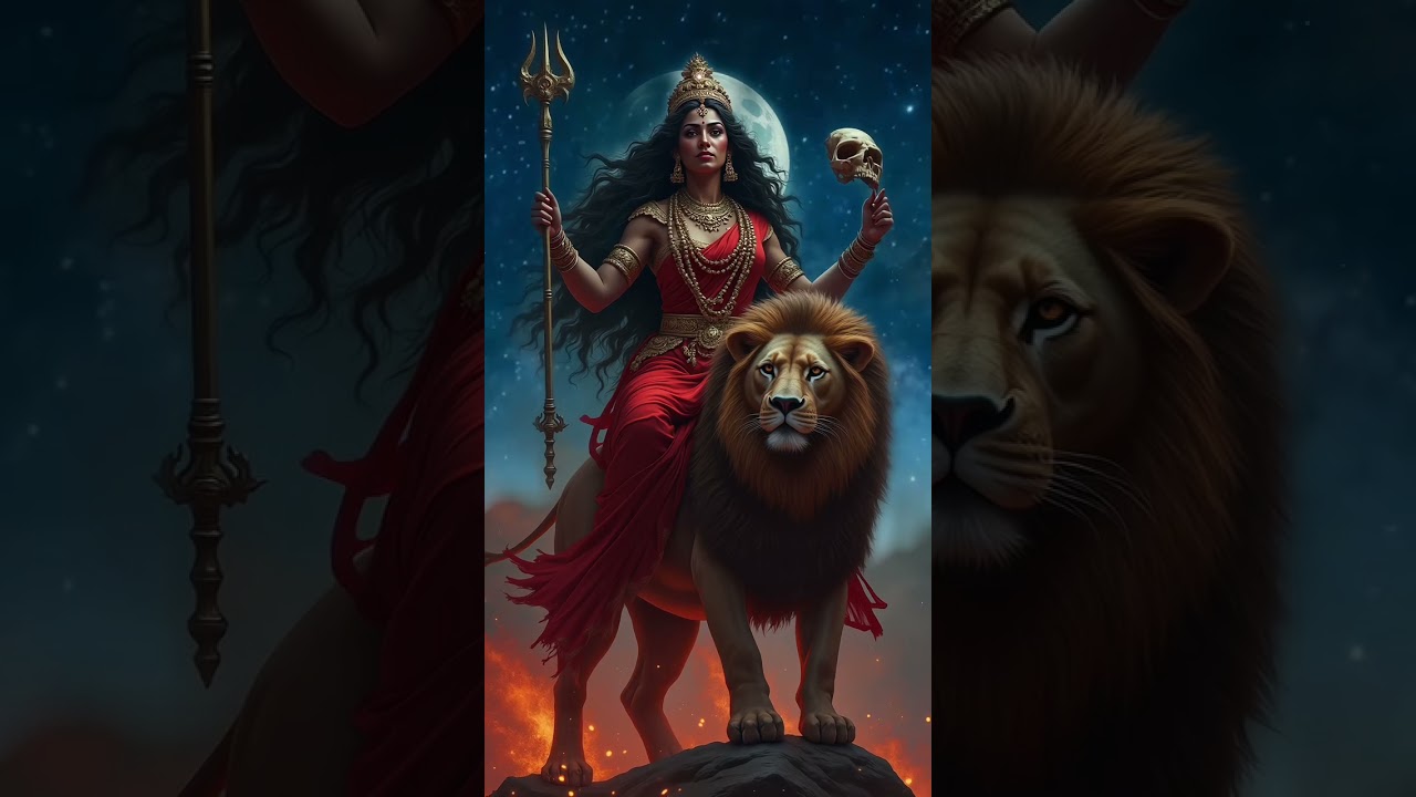 Maa Durga on Lion: Divine Power & Protection | Powerful Devi Maa Chants