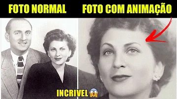 Como fazer aquelas fotos que se mexem antigas?