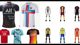 🔥New update🔥 All new Jerseys in efootball 2024 - Top best NEW kits in efootball 2024..#efootball2024