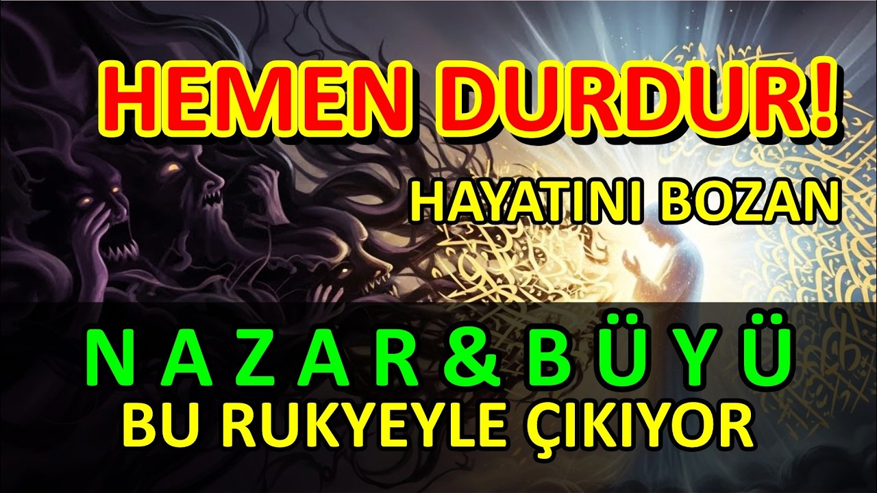 Üzerinizdeki Tüm Nazar Ve Büyüleri Anında Temizleyecek Olan Mucizevi rukye ayetleri