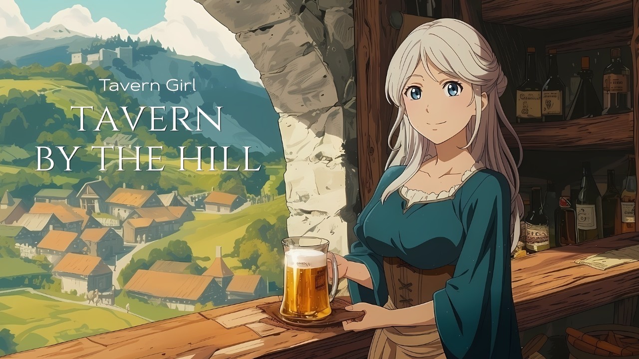 Fantasy Medieval Music 🍻 Cozy Ambience | Tavern by the Hill