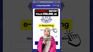 Buat Report Polis Online di e-Reporting PDRM, Tak Perlu ke Balai! #pdrm