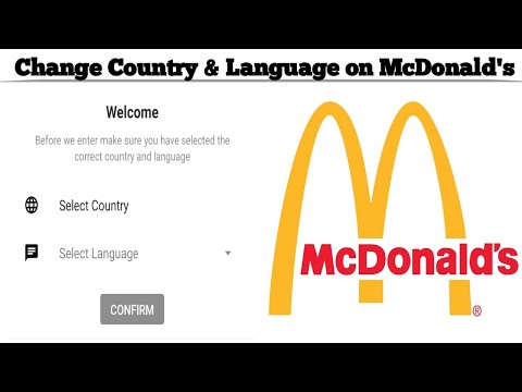 How to Change Country and Language on McDonald's app | Techno Logic