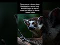 The aye-aye, a lemur from Madagascar, uses a long finger to tap on wood and listen for insect inside
