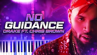 No Guidance | Chris Brown (feat. Drake) // Piano Synthesia Cover & Tutorial screenshot 1