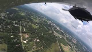 Mooney Ovation local flight at Cannon Creek (15FL) - Wing mount view