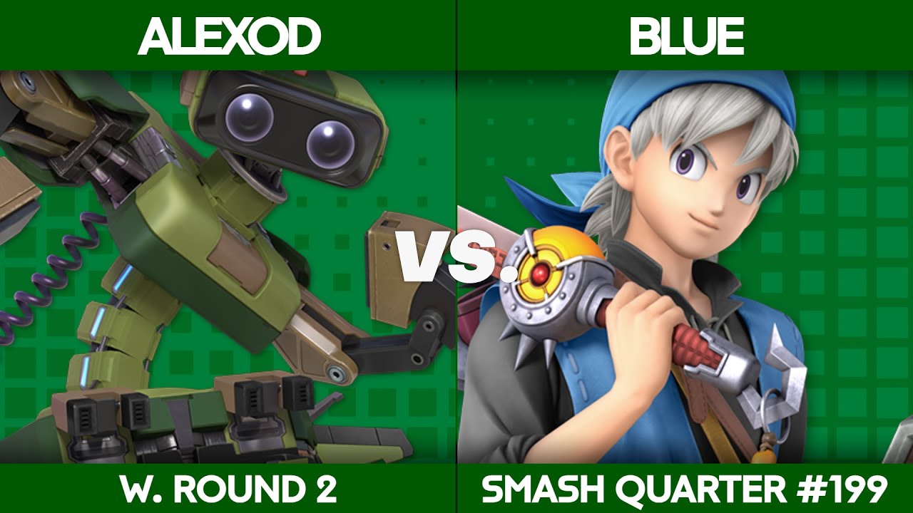 Smash Quarter 199 - AlexOD (ROB) v Blue (Hero): Winners Round 2 - YouTube