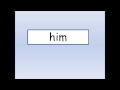 Sight words- Letter Hh