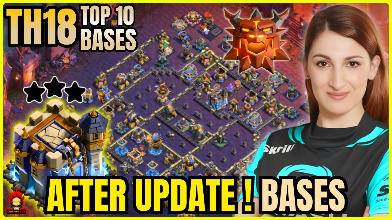 AFTER UPDATE TOP 10 TOWNHALL 18 BASE ! BEST TH18 LEGEND BASES WITH LINK ...