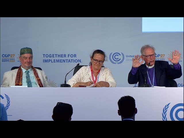 Religious Figures Share Concrete Steps for Climate Action Within Faith Communities at COP 27, Egypt