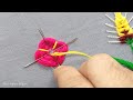 Mini Flowers Embroidery Tricks, Hand Embroidery Mini Flowers, Flowers Embroidery for All Dress-202