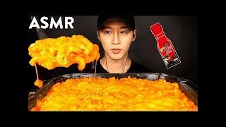 ASMR NUCLEAR FIRE MAC &amp;amp; CHEESE MUKBANG (No Talking) COOKING &amp;amp; EATING SOUNDS | Zach Choi ASM