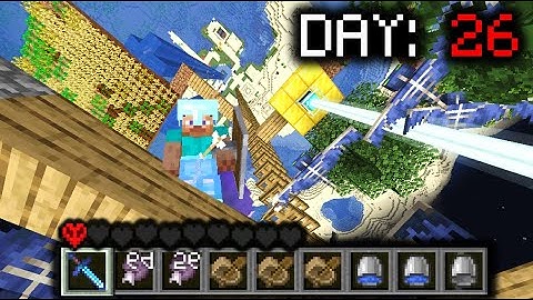 I Survived 1 Month in Upside Down Minecraft